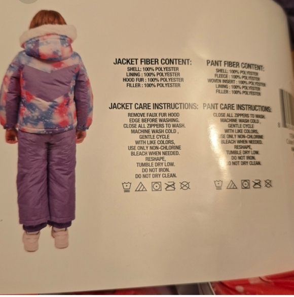 Spyder Kids' 2-piece Snowsuit, Nwt - Picture 7 of 8